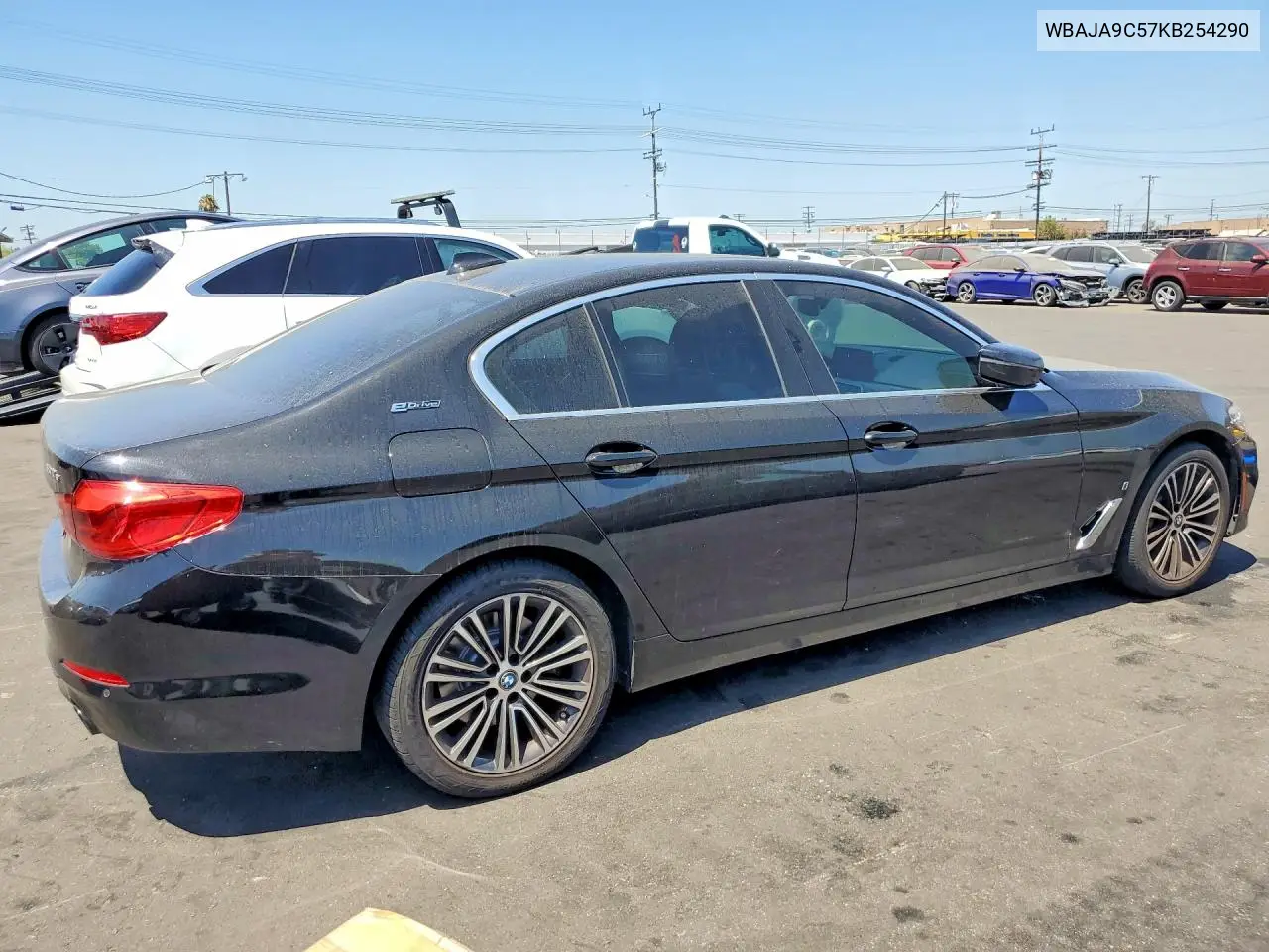 2019 BMW 530E VIN: WBAJA9C57KB254290 Lot: 61339476