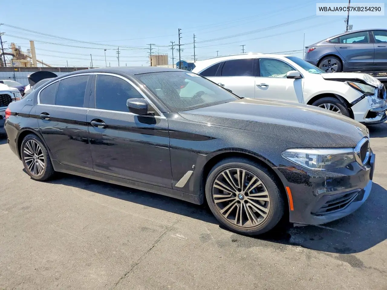 2019 BMW 530E VIN: WBAJA9C57KB254290 Lot: 61339476