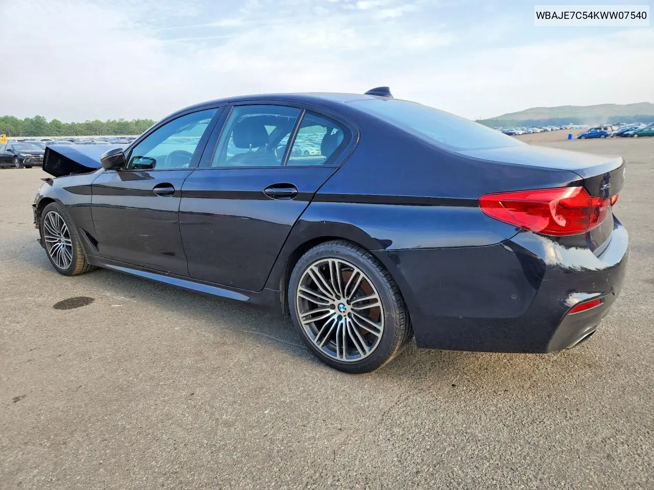 2019 BMW 540 Xi VIN: WBAJE7C54KWW07540 Lot: 73344145