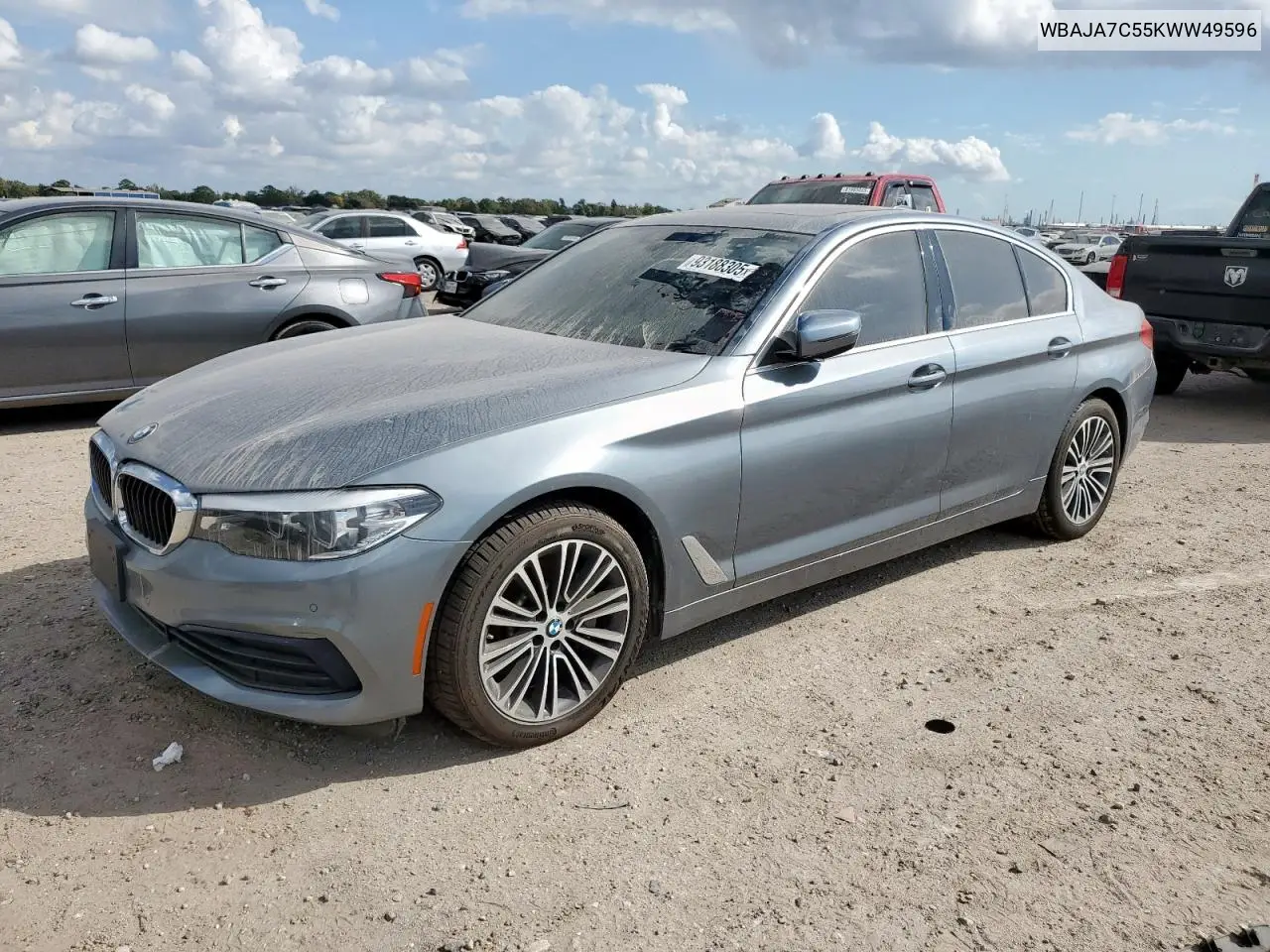 2019 BMW 530I xDrive Sport VIN: WBAJA7C55KWW49596 Lot: 93188305