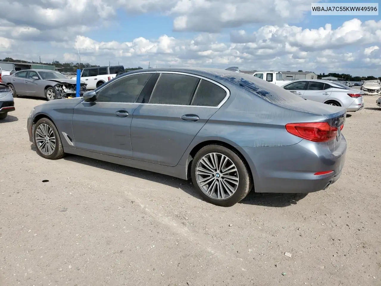 2019 BMW 530I xDrive Sport VIN: WBAJA7C55KWW49596 Lot: 93188305