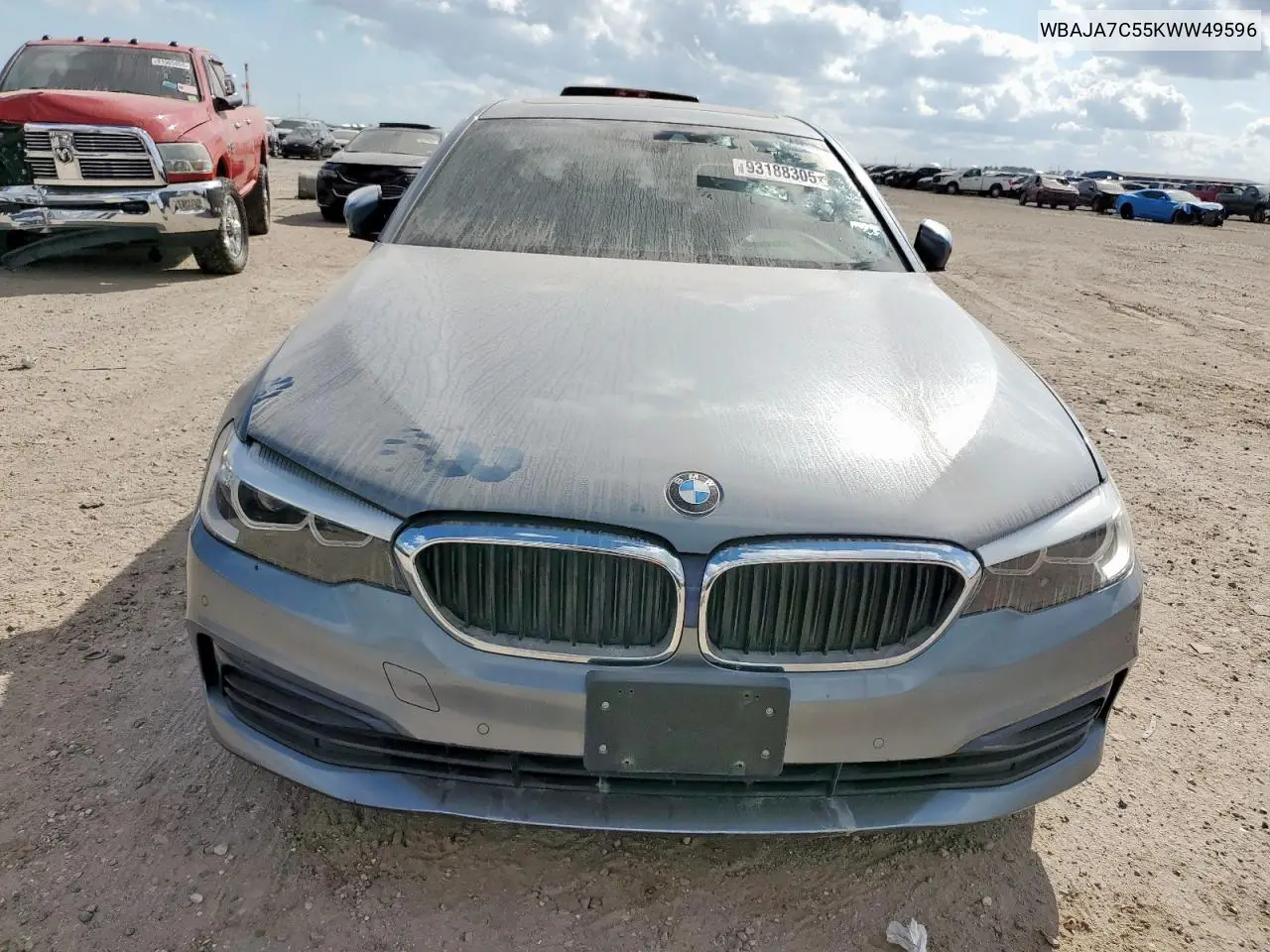 2019 BMW 530I xDrive Sport VIN: WBAJA7C55KWW49596 Lot: 93188305