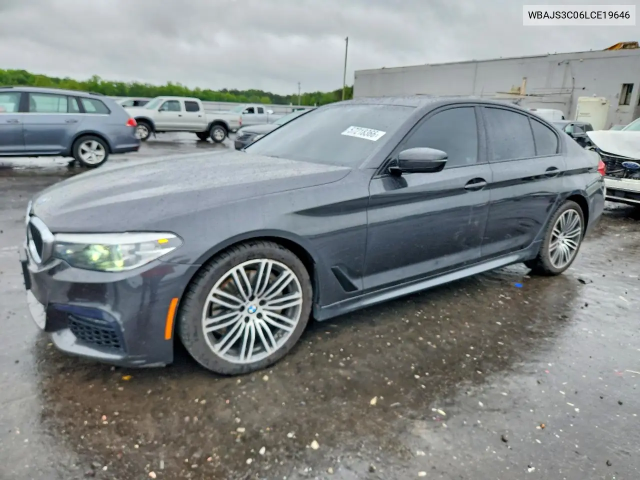 2020 BMW 540 Xi VIN: WBAJS3C06LCE19646 Lot: 57218366