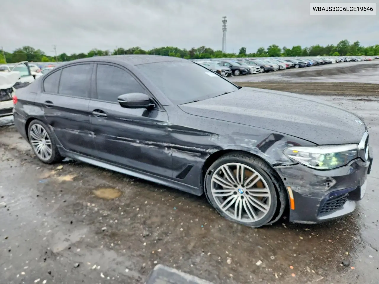 2020 BMW 540 Xi VIN: WBAJS3C06LCE19646 Lot: 57218366