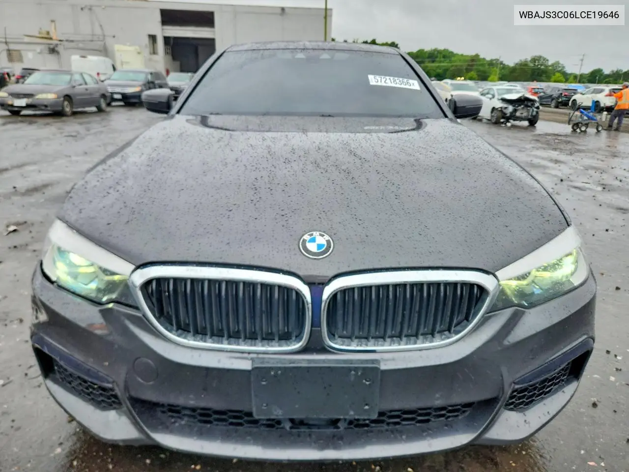2020 BMW 540 Xi VIN: WBAJS3C06LCE19646 Lot: 57218366