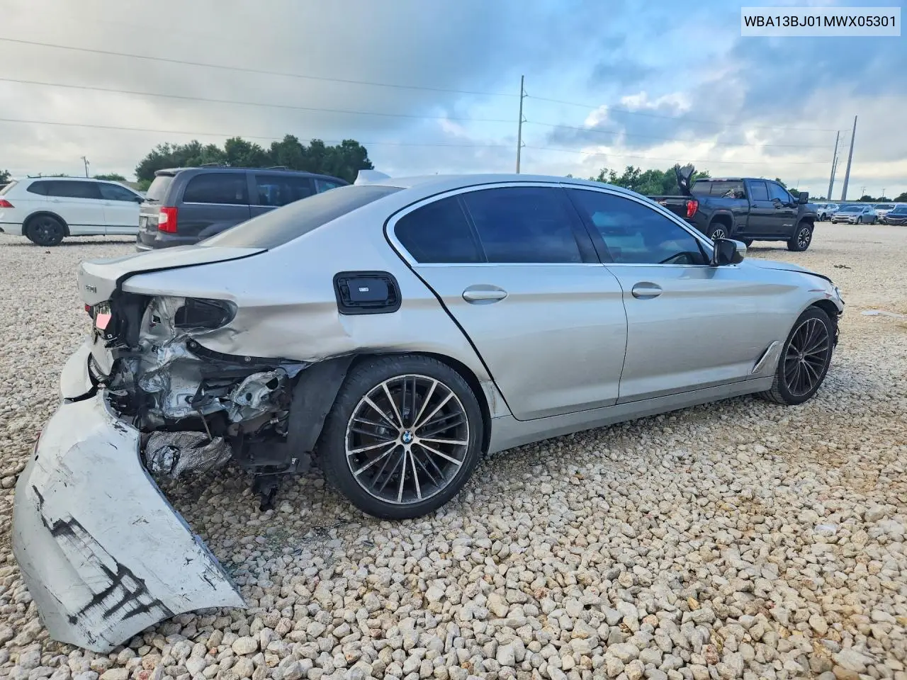 2021 BMW 530 Xi VIN: WBA13BJ01MWX05301 Lot: 56526526