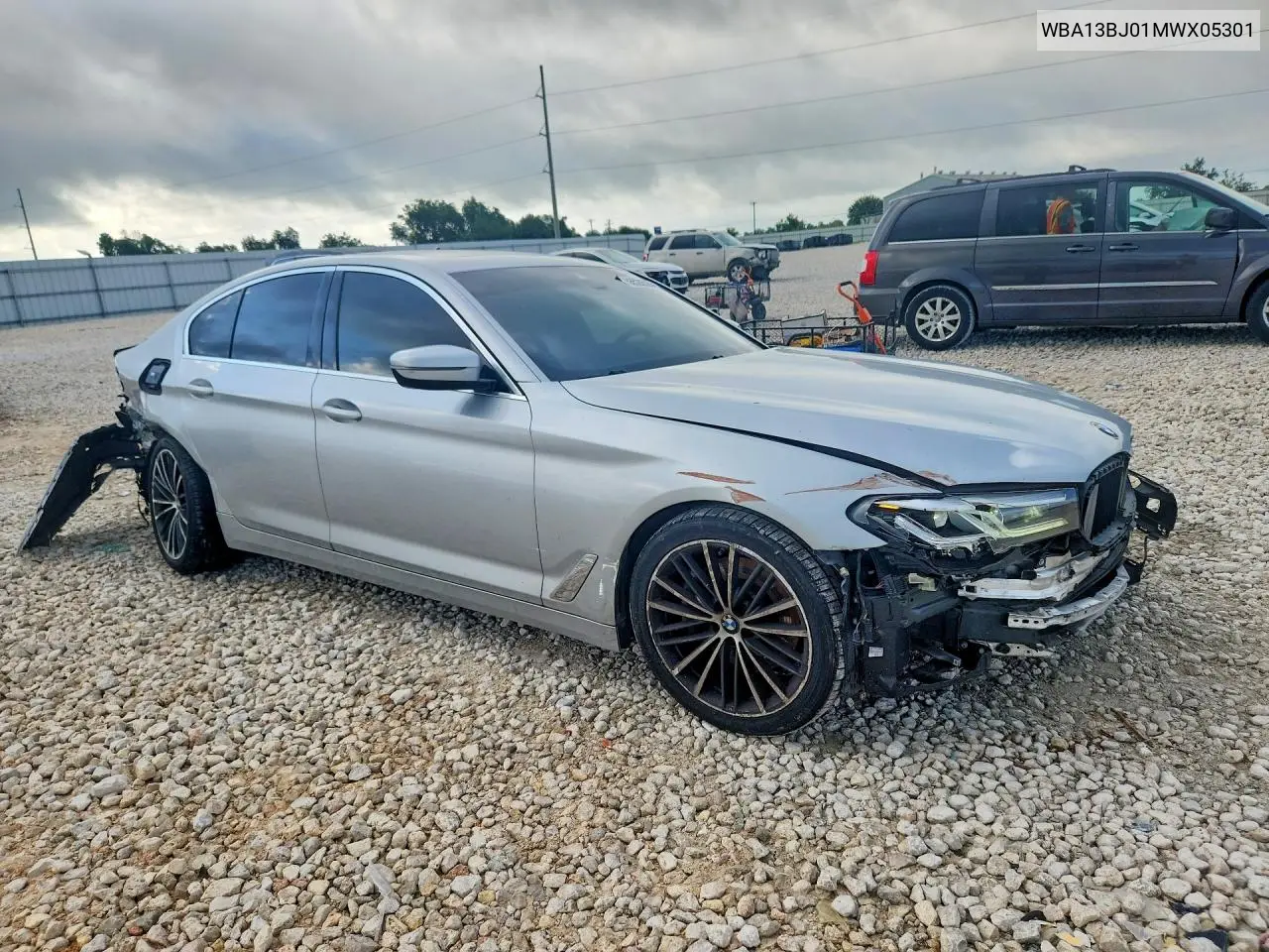 2021 BMW 530 Xi VIN: WBA13BJ01MWX05301 Lot: 56526526