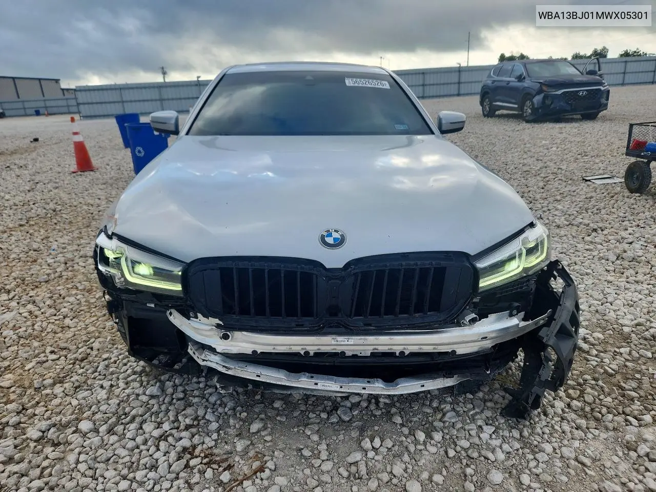 2021 BMW 530 Xi VIN: WBA13BJ01MWX05301 Lot: 56526526