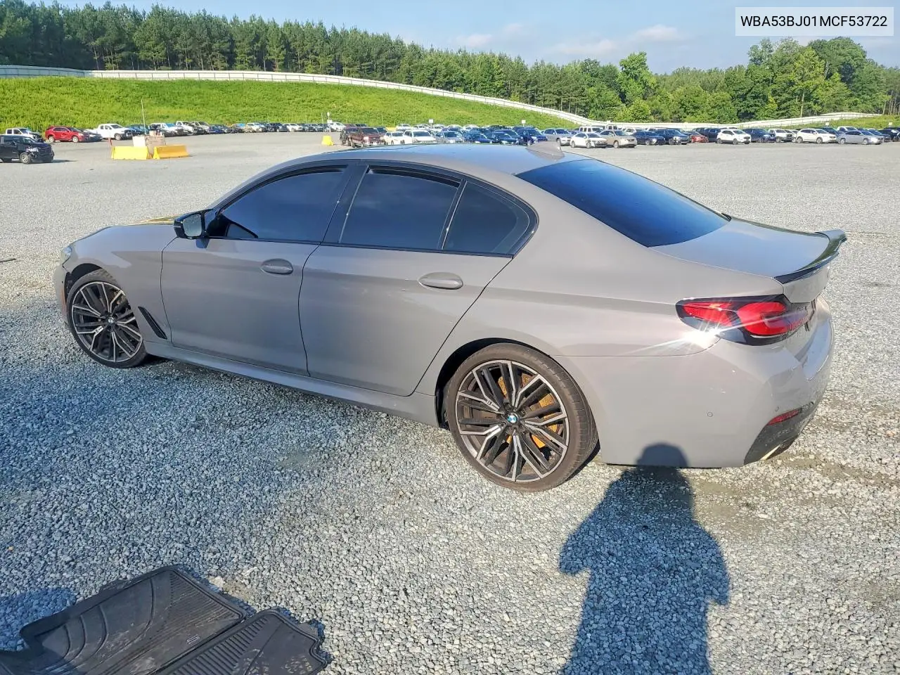2021 BMW 540 I VIN: WBA53BJ01MCF53722 Lot: 60277806