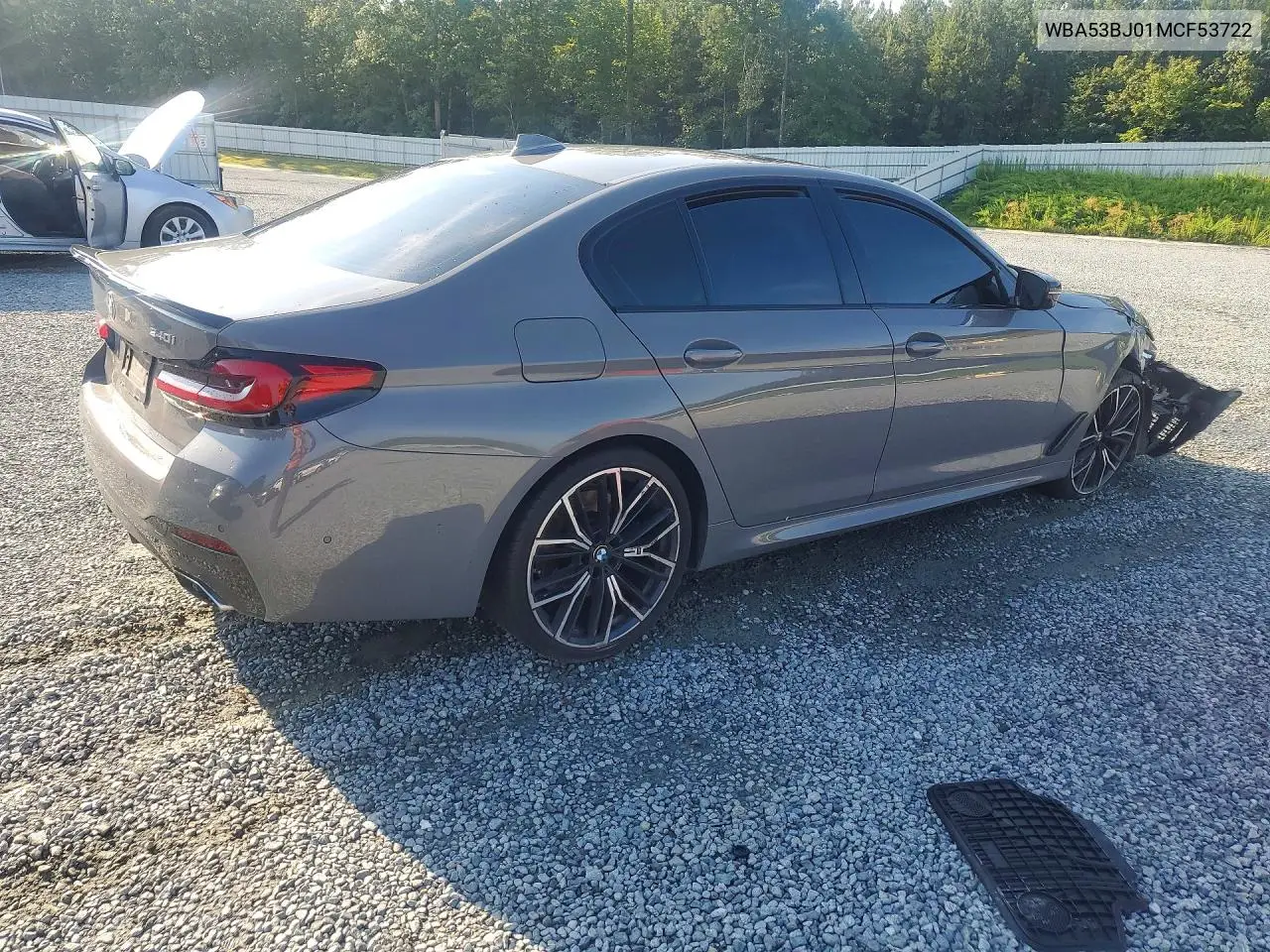 2021 BMW 540 I VIN: WBA53BJ01MCF53722 Lot: 60277806