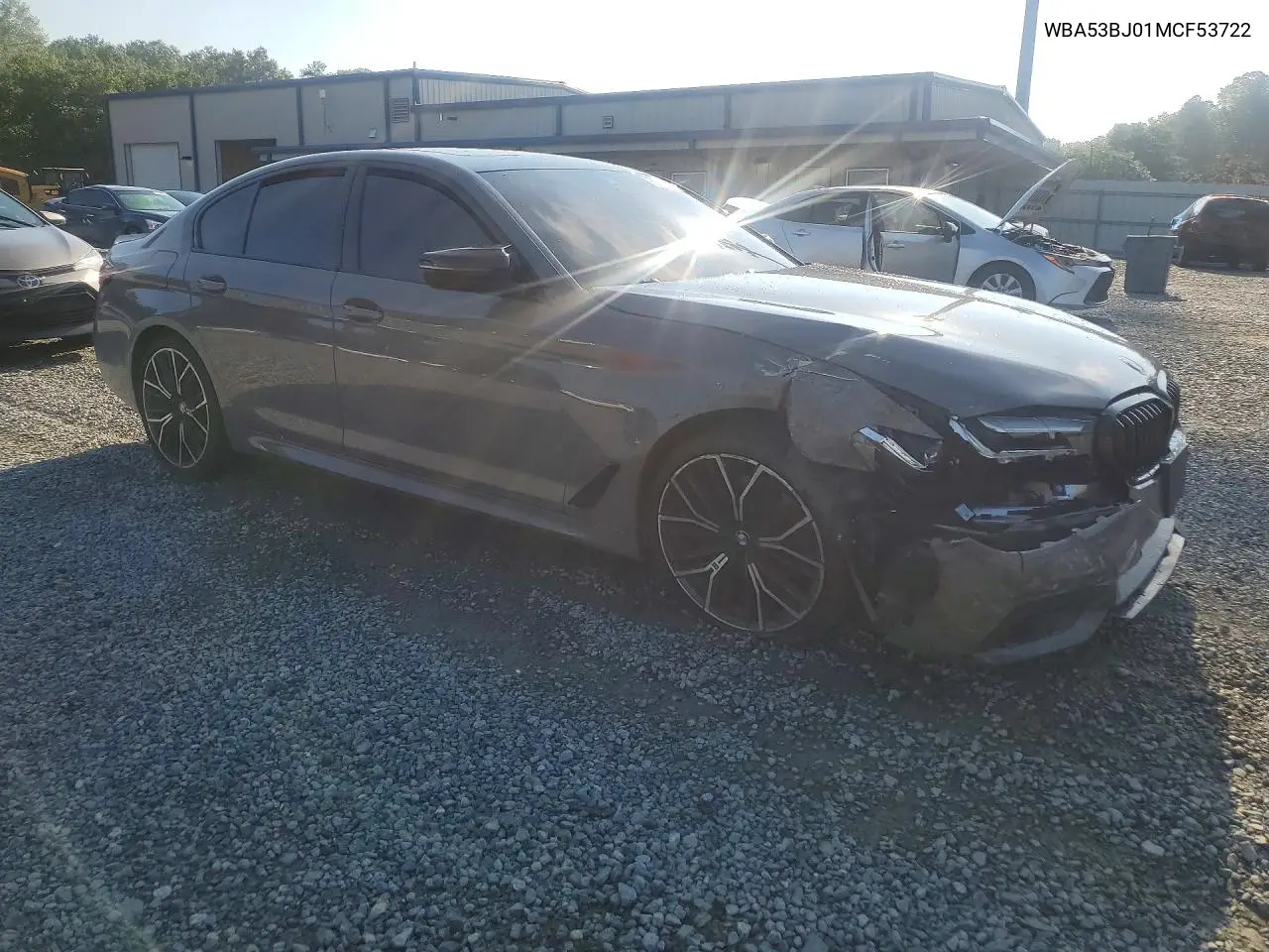 2021 BMW 540 I VIN: WBA53BJ01MCF53722 Lot: 60277806