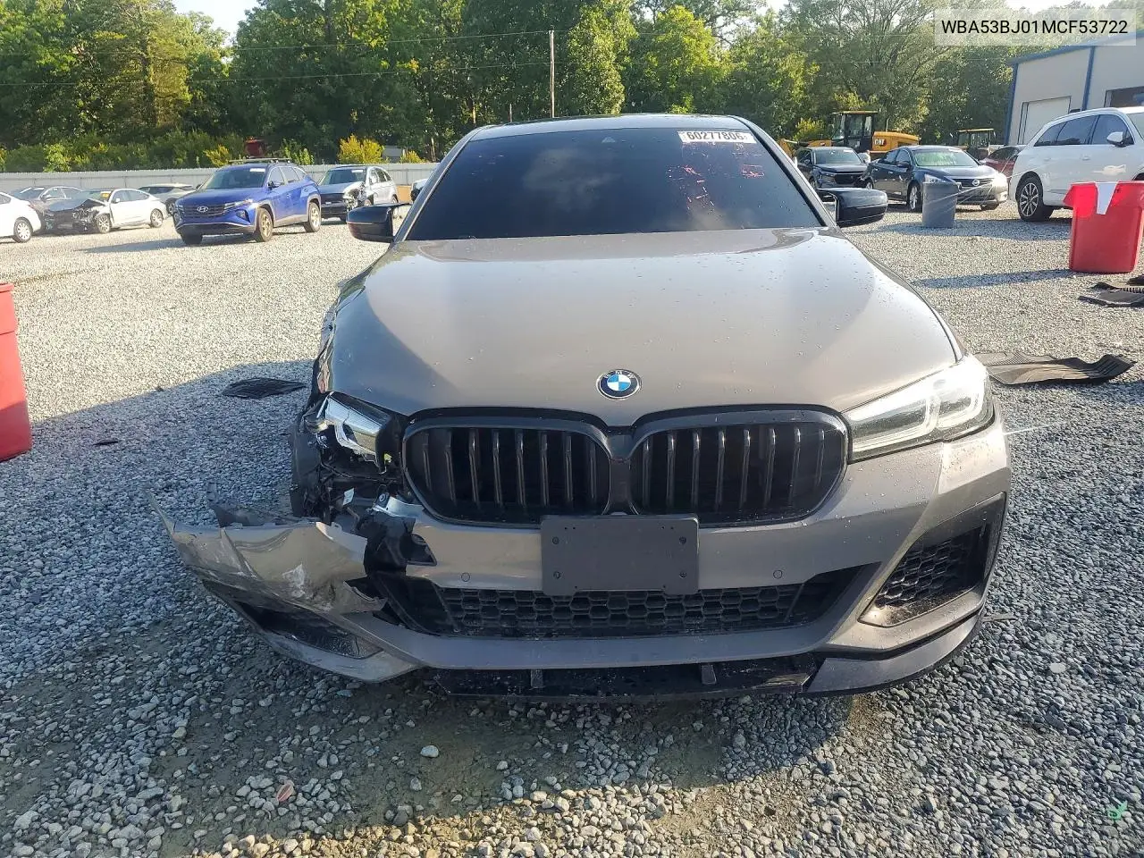 2021 BMW 540 I VIN: WBA53BJ01MCF53722 Lot: 60277806