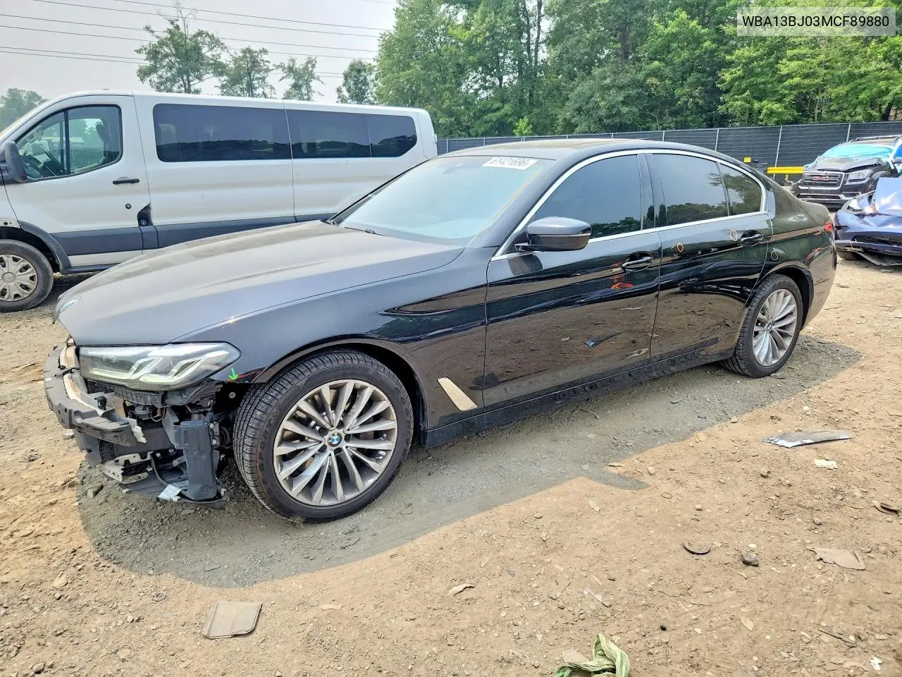 2021 BMW 530 Xi VIN: WBA13BJ03MCF89880 Lot: 61421696