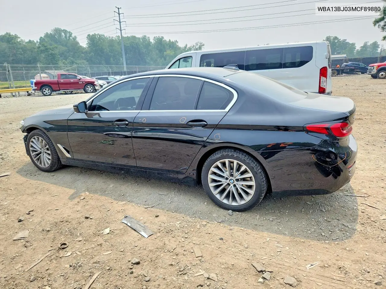2021 BMW 530 Xi VIN: WBA13BJ03MCF89880 Lot: 61421696