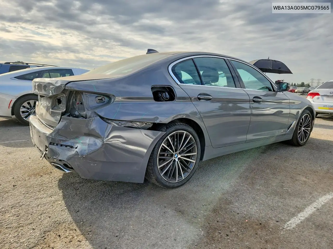 2021 BMW 530E VIN: WBA13AG05MCG79565 Lot: 61622486
