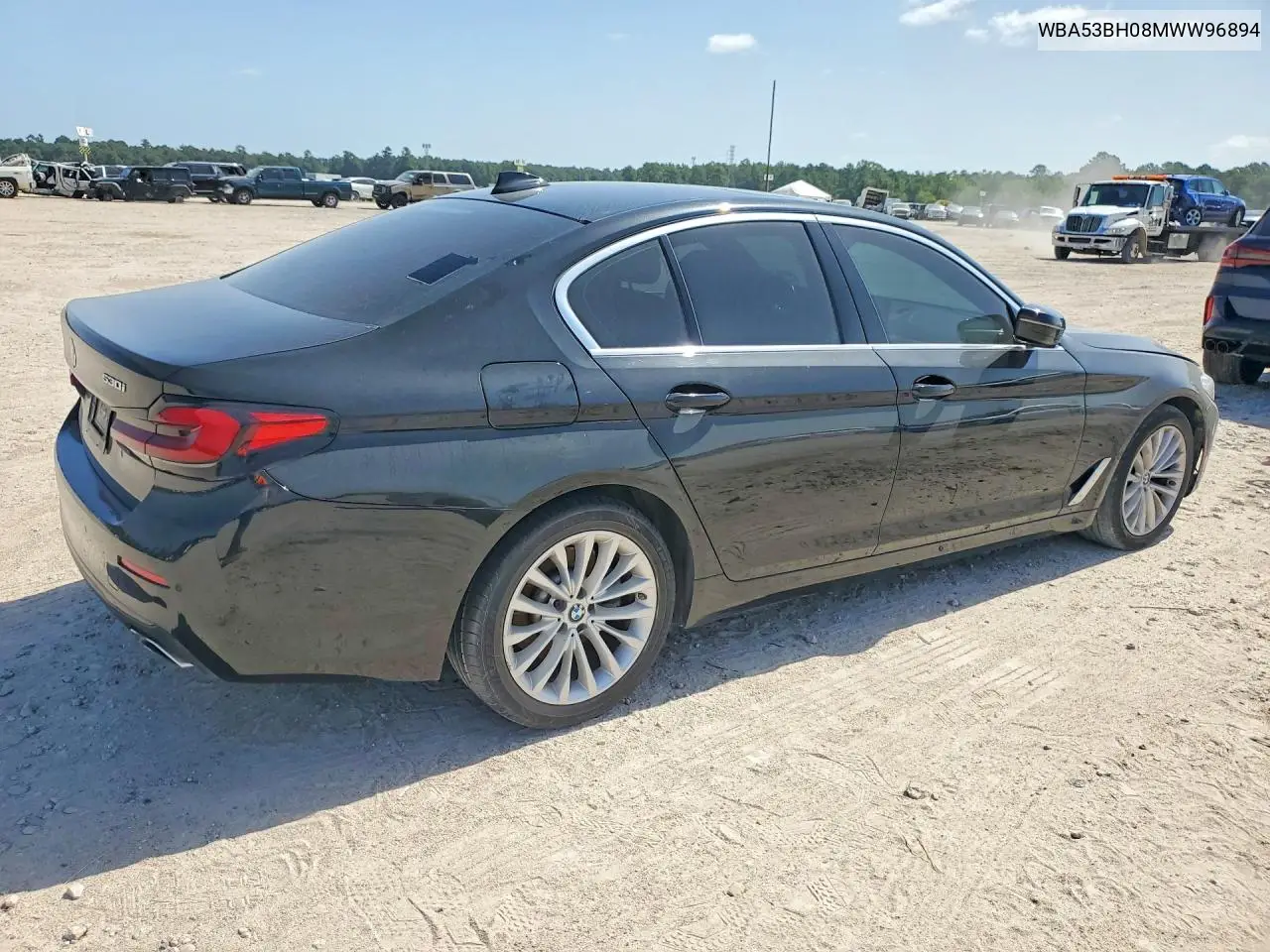 2021 BMW 530 I VIN: WBA53BH08MWW96894 Lot: 61772526