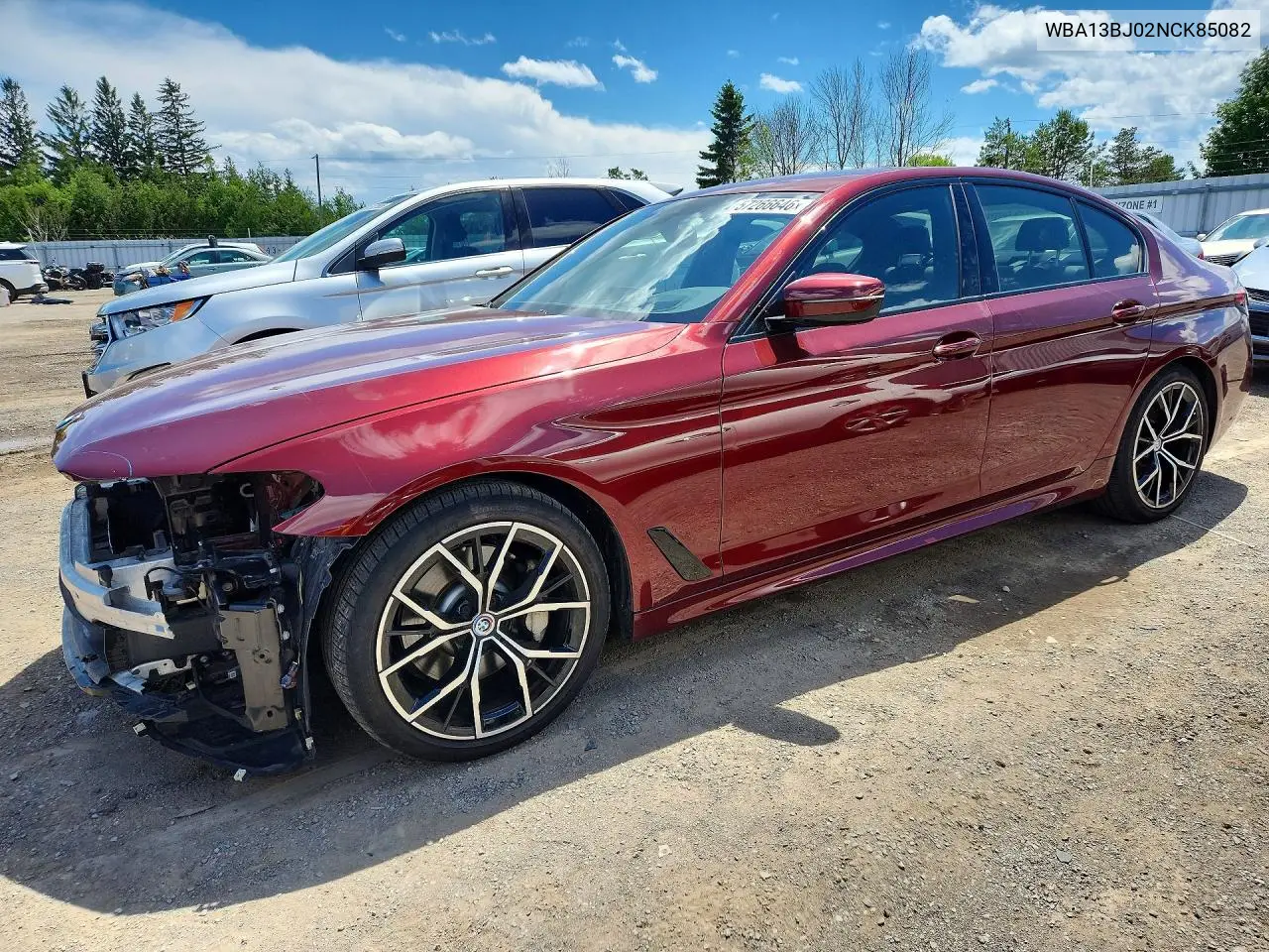 2022 BMW 530 Xi VIN: WBA13BJ02NCK85082 Lot: 57266646