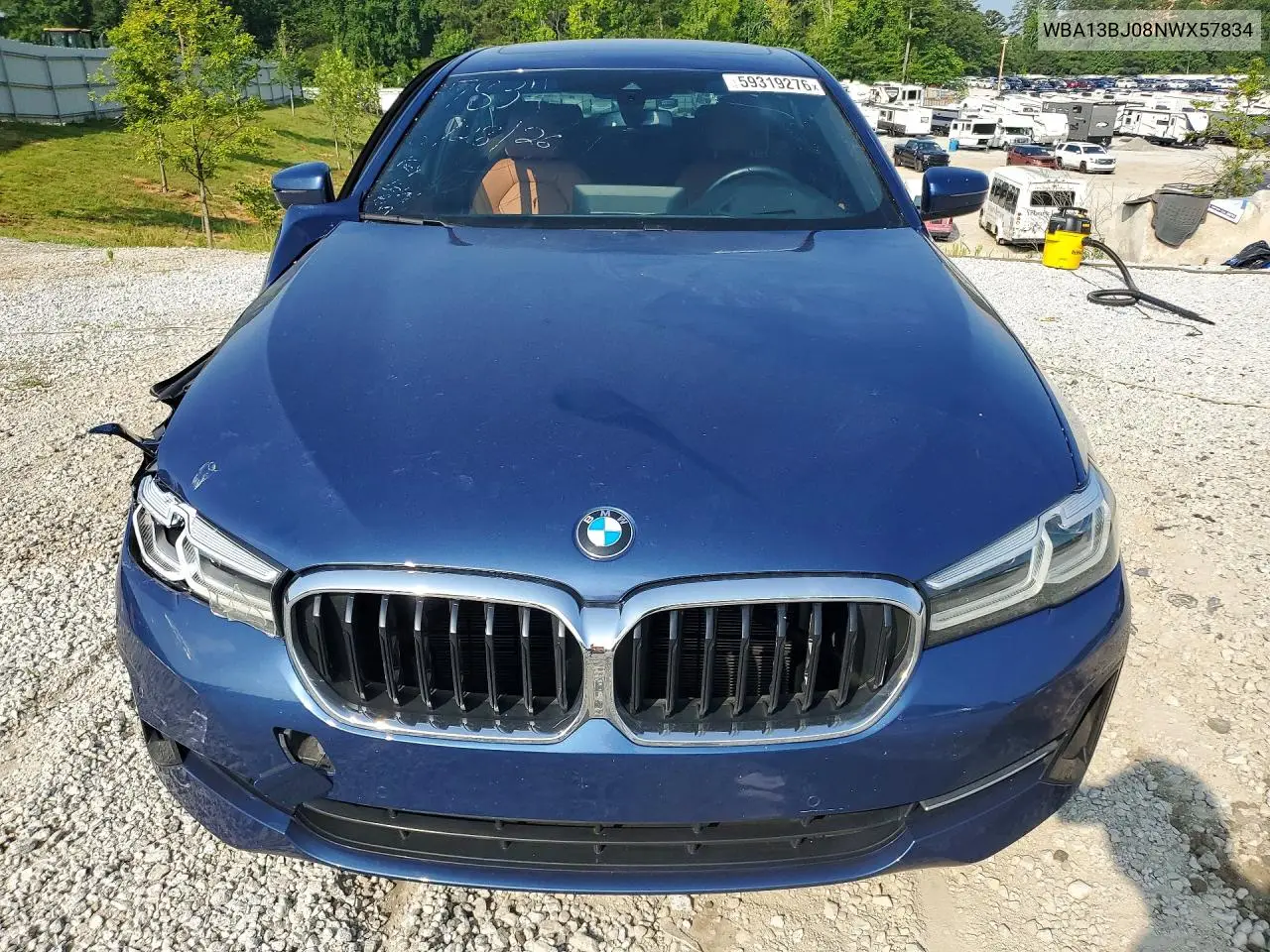 2022 BMW 530 Xi VIN: WBA13BJ08NWX57834 Lot: 59319276