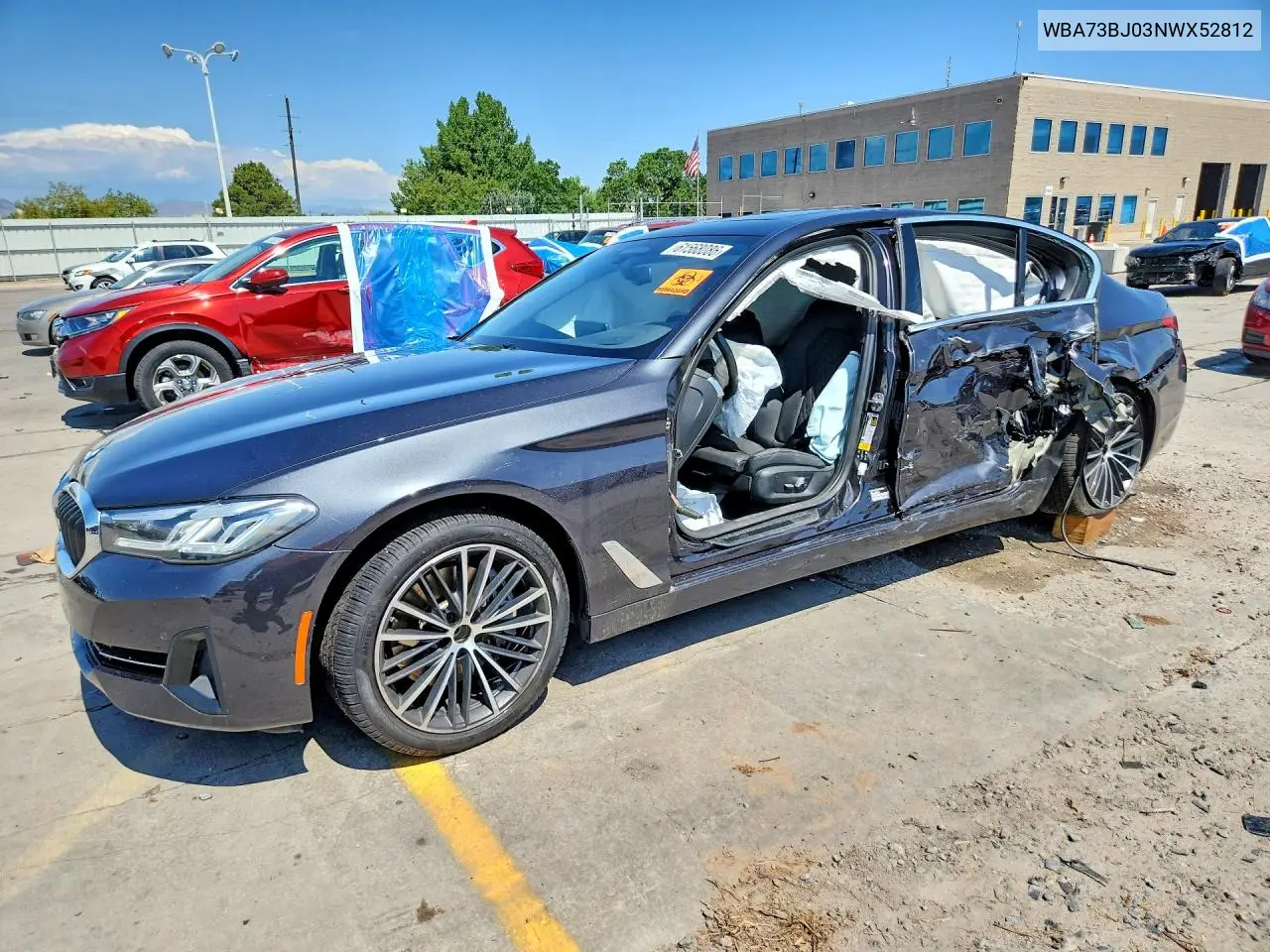 2022 BMW 540 Xi VIN: WBA73BJ03NWX52812 Lot: 61568086