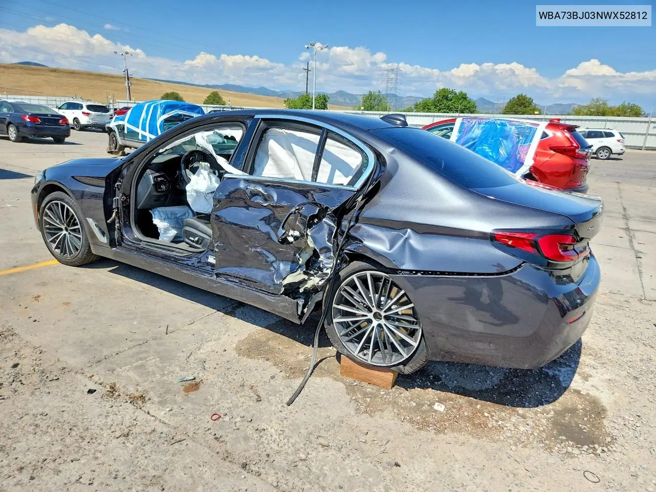 2022 BMW 540 Xi VIN: WBA73BJ03NWX52812 Lot: 61568086