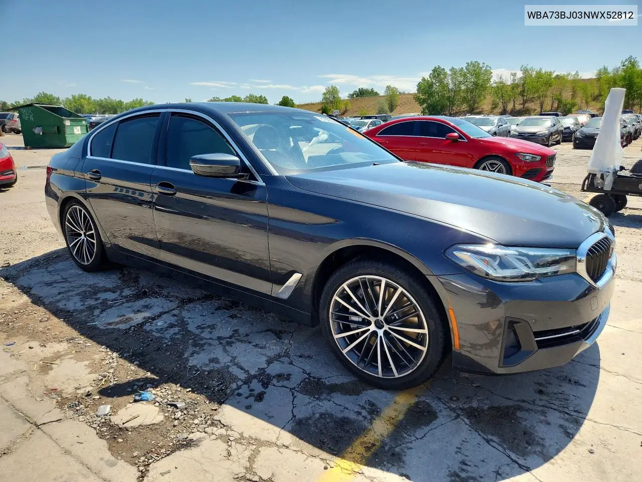 2022 BMW 540 Xi VIN: WBA73BJ03NWX52812 Lot: 61568086
