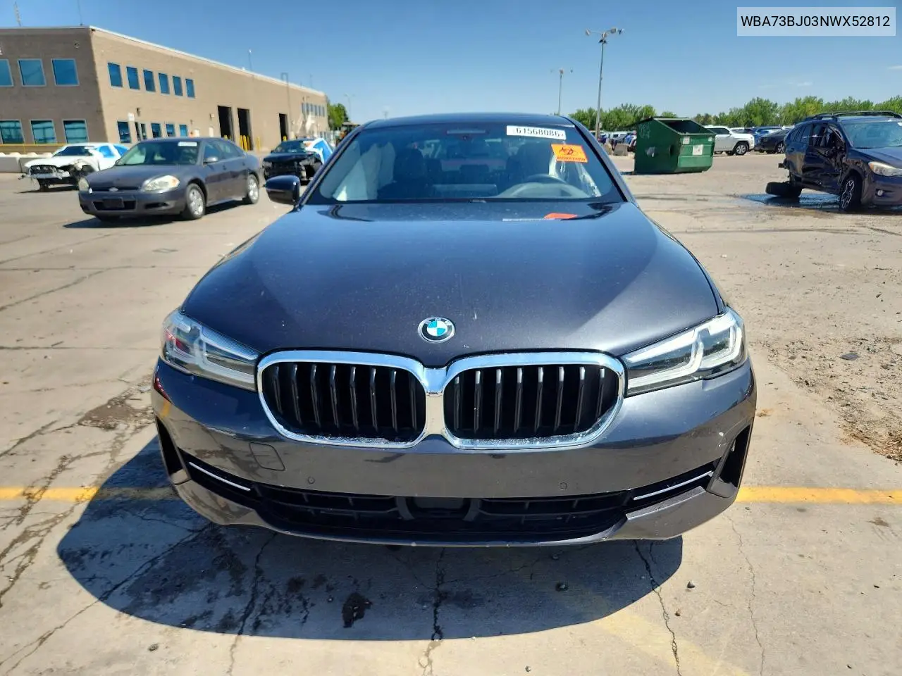 2022 BMW 540 Xi VIN: WBA73BJ03NWX52812 Lot: 61568086