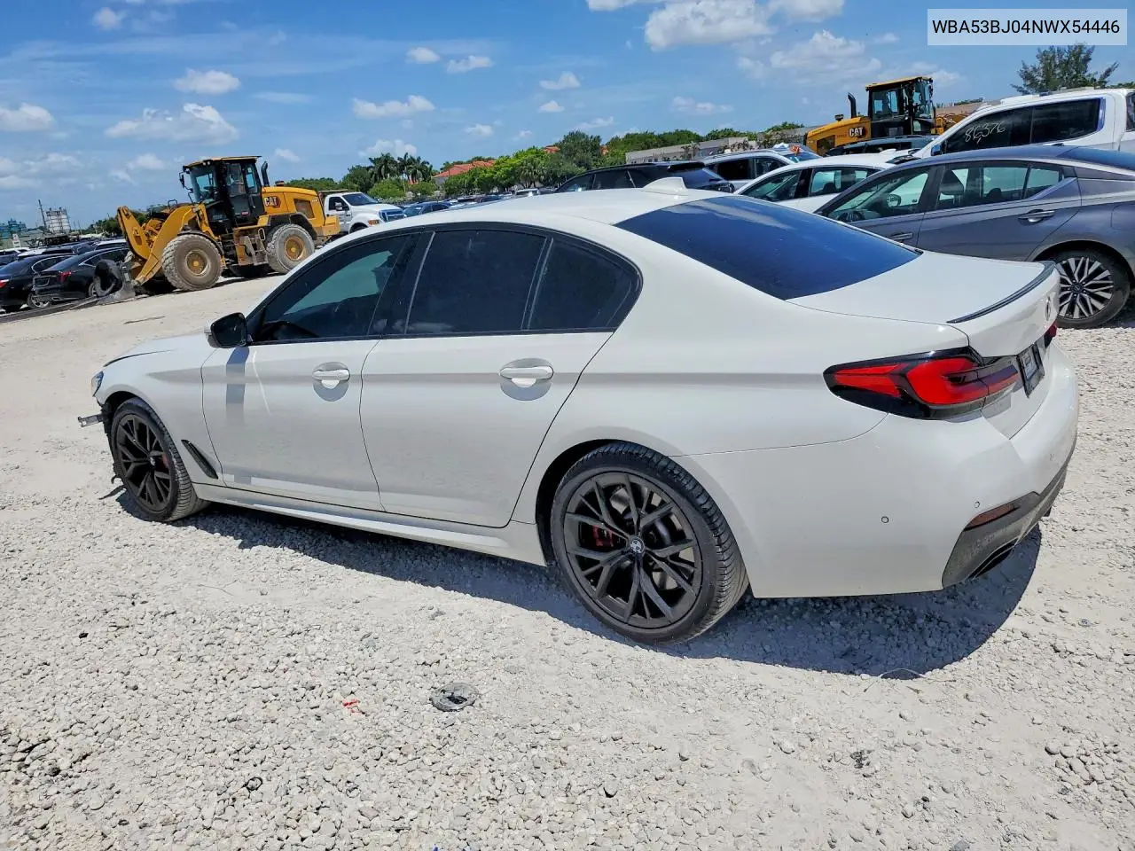 2022 BMW 540 I VIN: WBA53BJ04NWX54446 Lot: 62064286