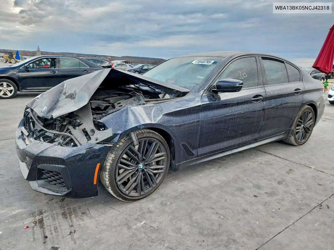 2022 BMW M550Xi VIN: WBA13BK05NCJ42318 Lot: 73048795