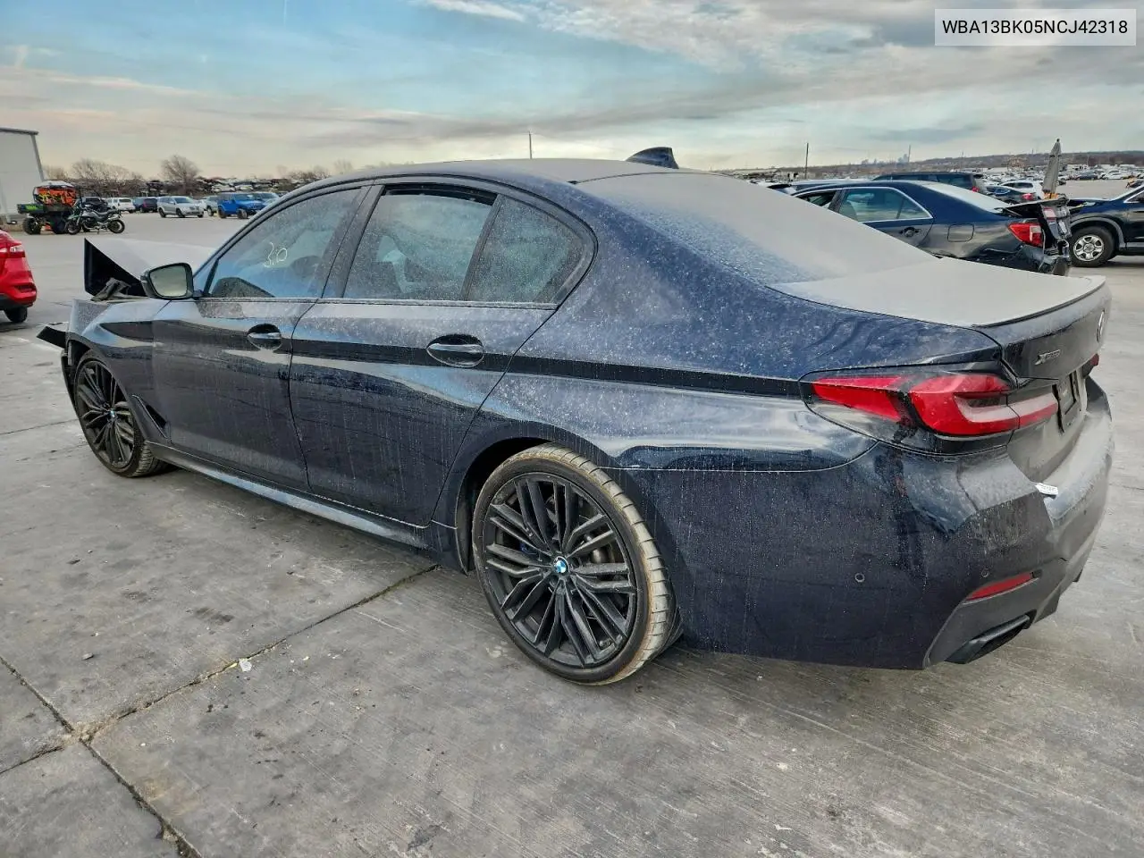 2022 BMW M550Xi VIN: WBA13BK05NCJ42318 Lot: 73048795