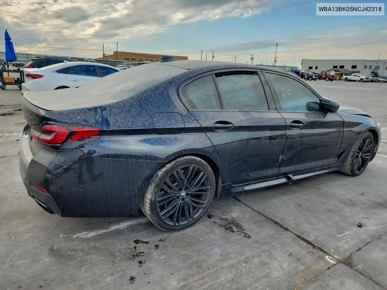 2022 BMW M550Xi VIN: WBA13BK05NCJ42318 Lot: 73048795