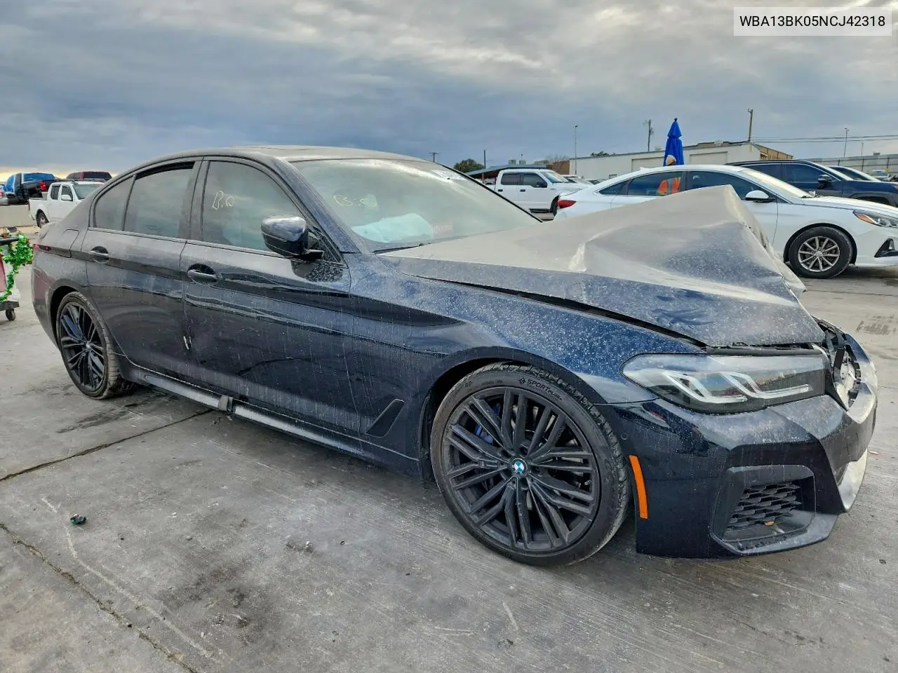 2022 BMW M550Xi VIN: WBA13BK05NCJ42318 Lot: 73048795