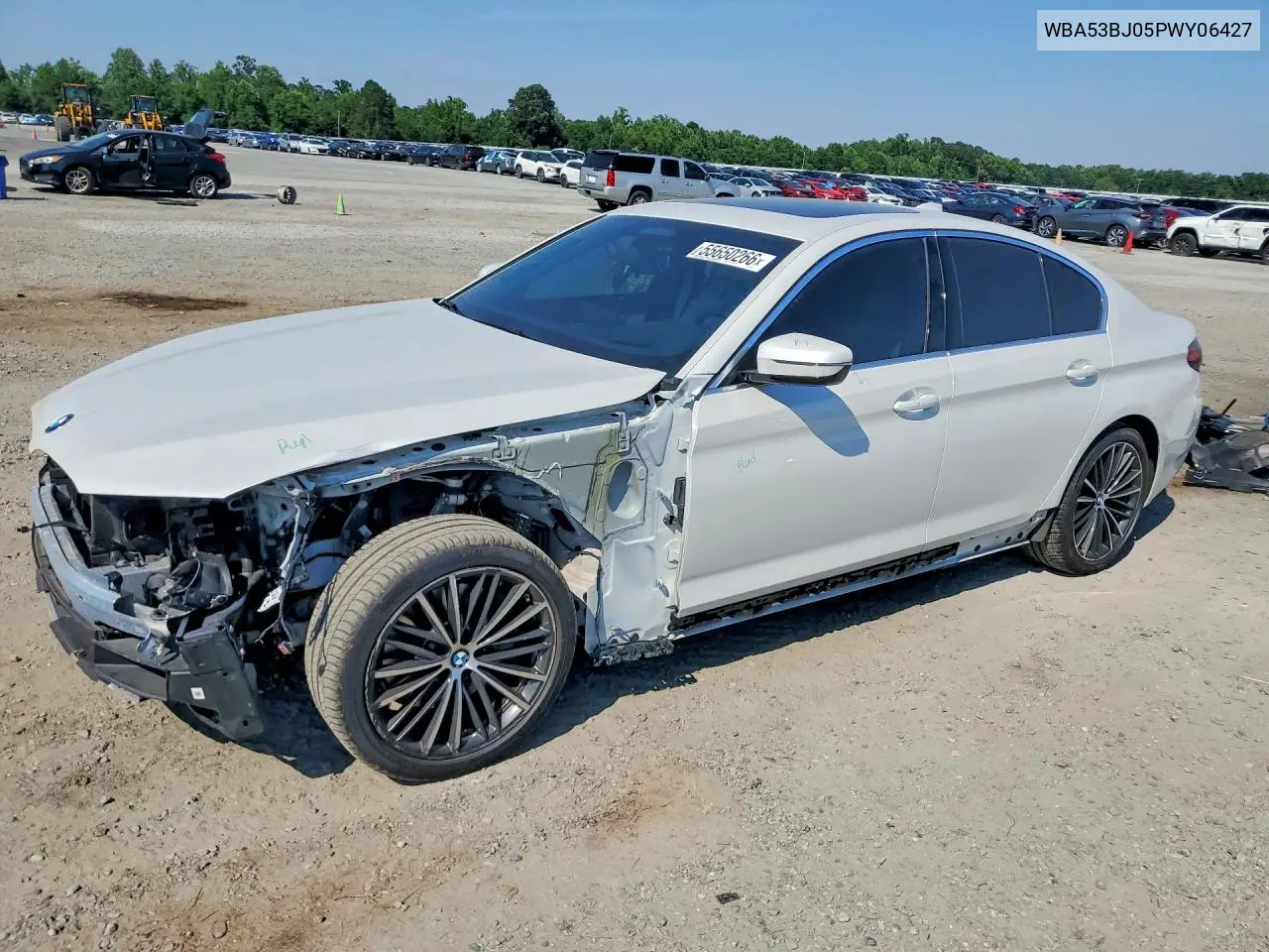 2023 BMW 540 I VIN: WBA53BJ05PWY06427 Lot: 55650266