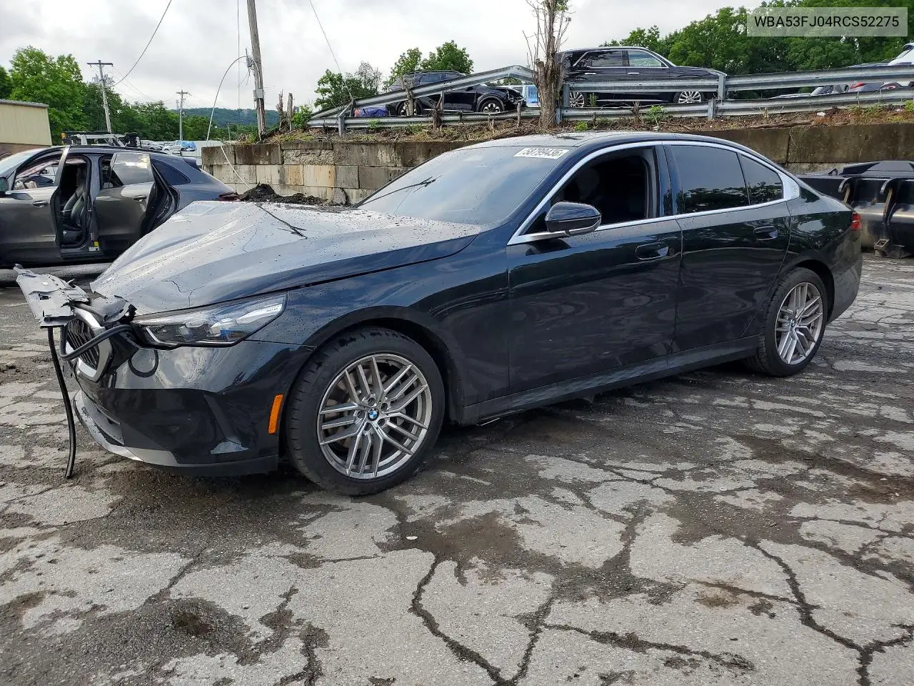 2024 BMW 530 Xi VIN: WBA53FJ04RCS52275 Lot: 58799436