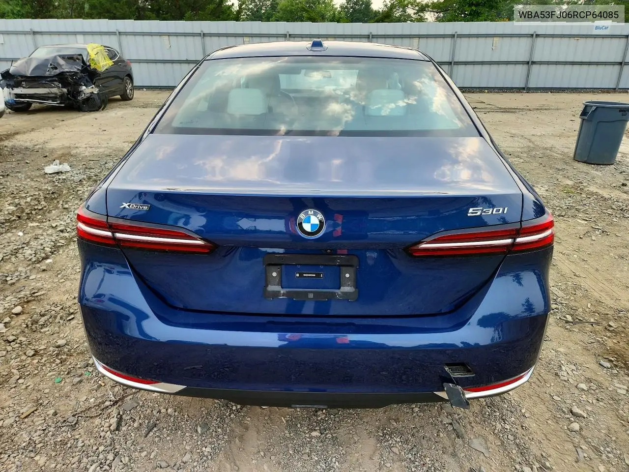 2024 BMW 530 Xi VIN: WBA53FJ06RCP64085 Lot: 61355106