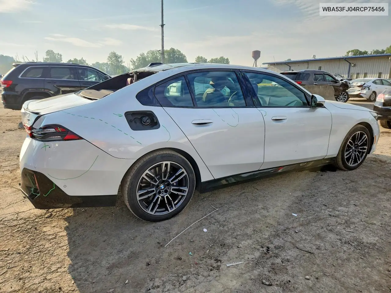 2024 BMW 530 Xi VIN: WBA53FJ04RCP75456 Lot: 61389316