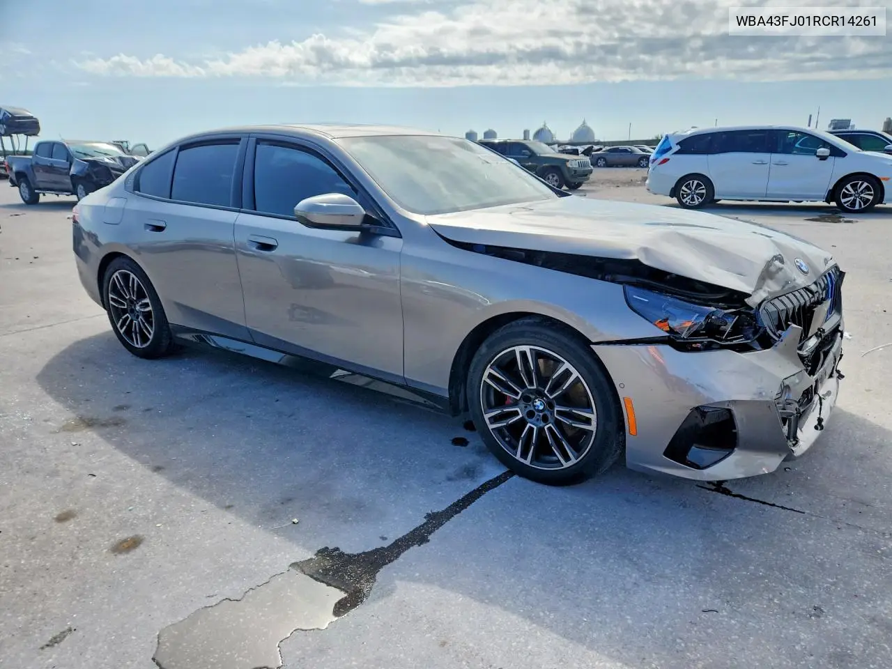 2024 BMW 530 I VIN: WBA43FJ01RCR14261 Lot: 61606386
