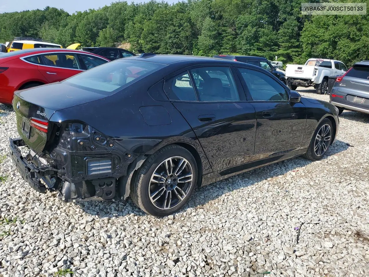 2025 BMW 540 Xi VIN: WBA63FJ00SCT50133 Lot: 59578626