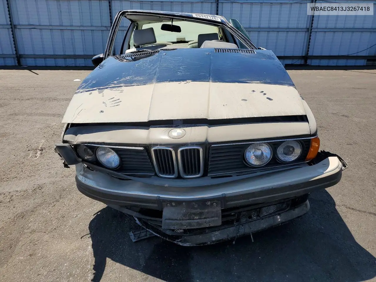 1988 BMW 635 Csi Automatic VIN: WBAEC8413J3267418 Lot: 60442126