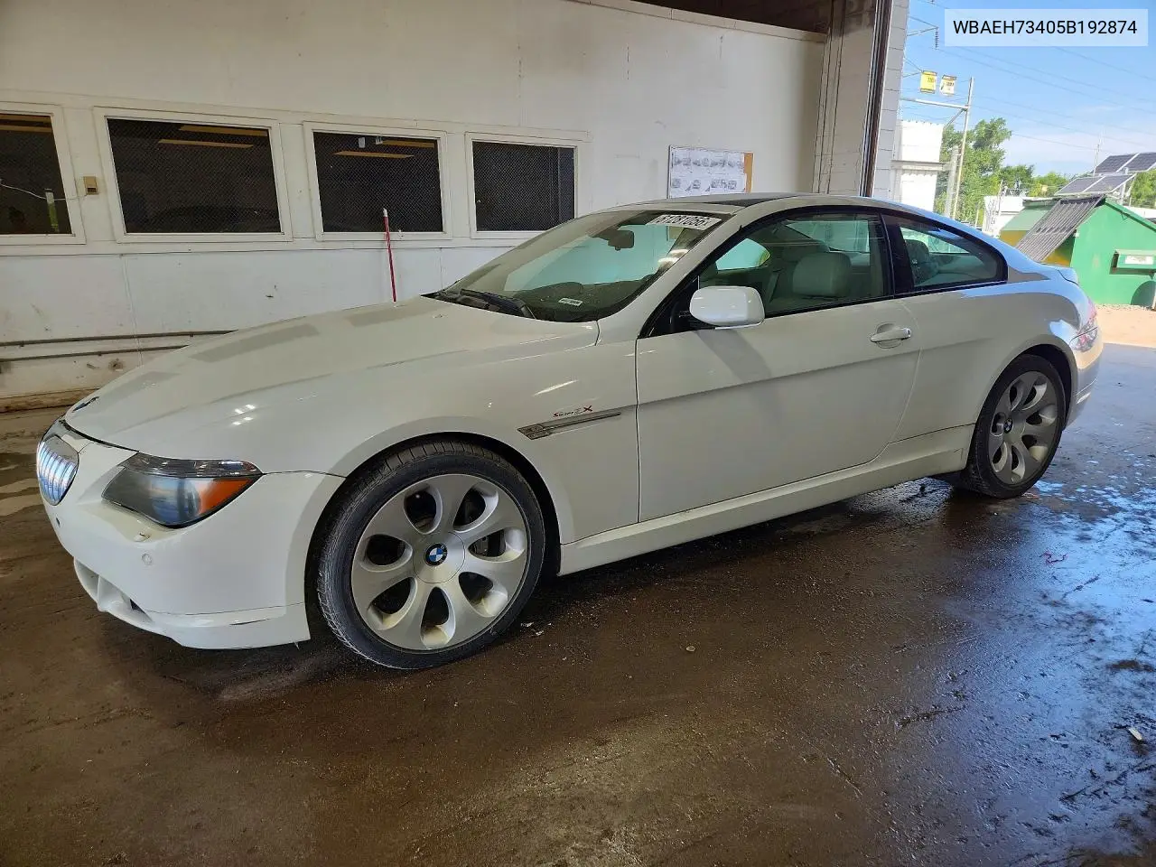2005 BMW 645 Ci Automatic VIN: WBAEH73405B192874 Lot: 61281056
