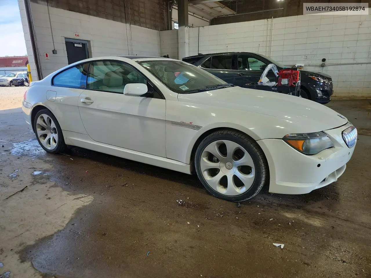 2005 BMW 645 Ci Automatic VIN: WBAEH73405B192874 Lot: 61281056