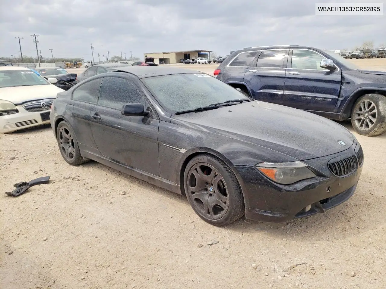2007 BMW 650 I VIN: WBAEH13537CR52895 Lot: 41900286