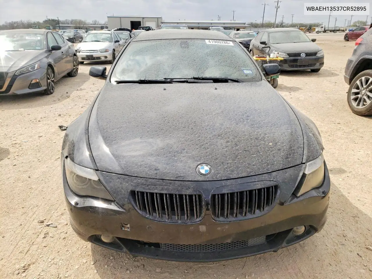 2007 BMW 650 I VIN: WBAEH13537CR52895 Lot: 41900286