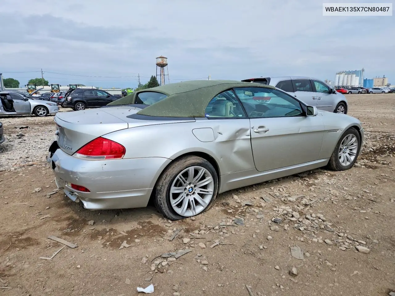 2007 BMW 650 I VIN: WBAEK135X7CN80487 Lot: 56111906