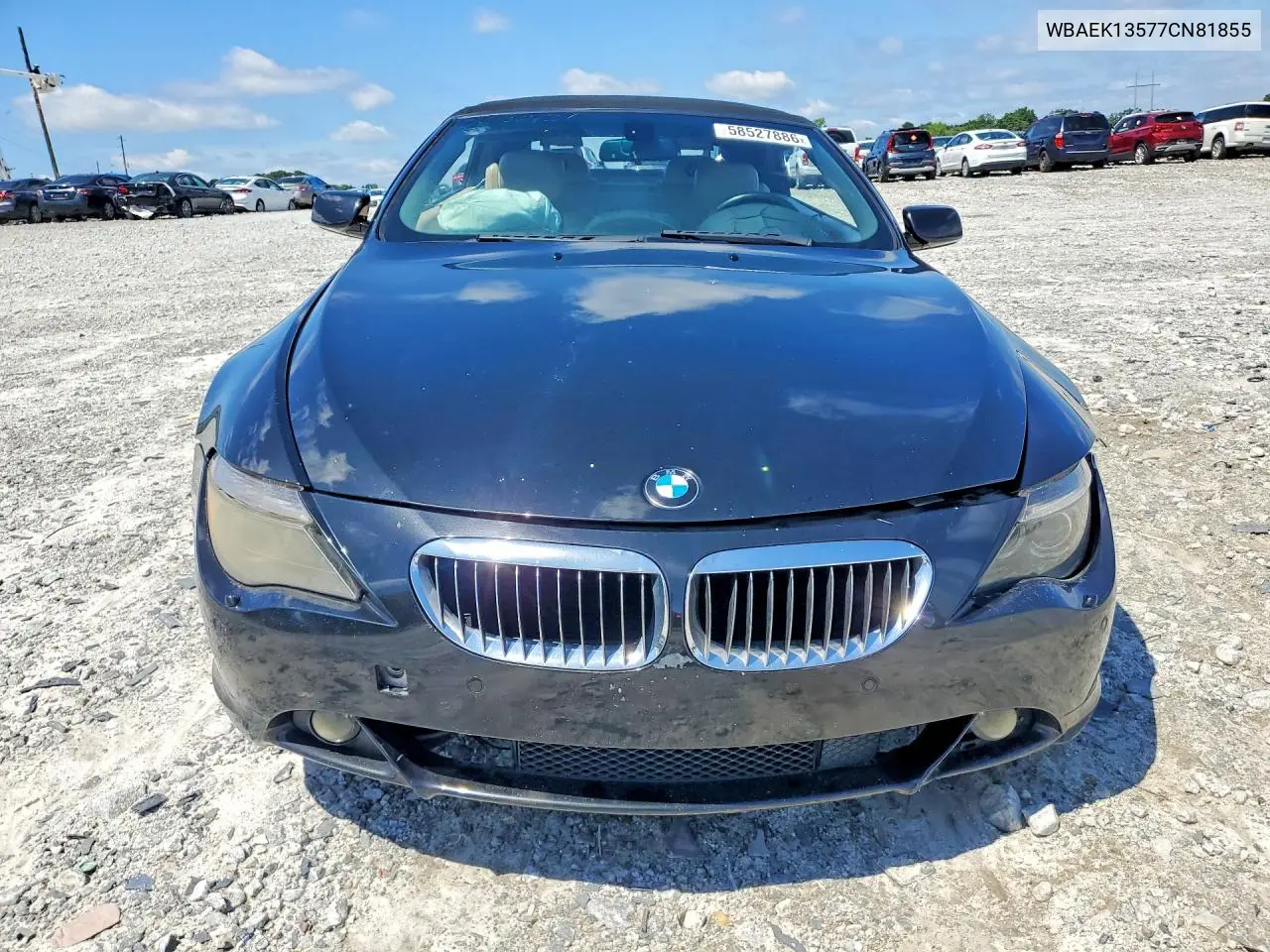 2007 BMW 650 I VIN: WBAEK13577CN81855 Lot: 58527886
