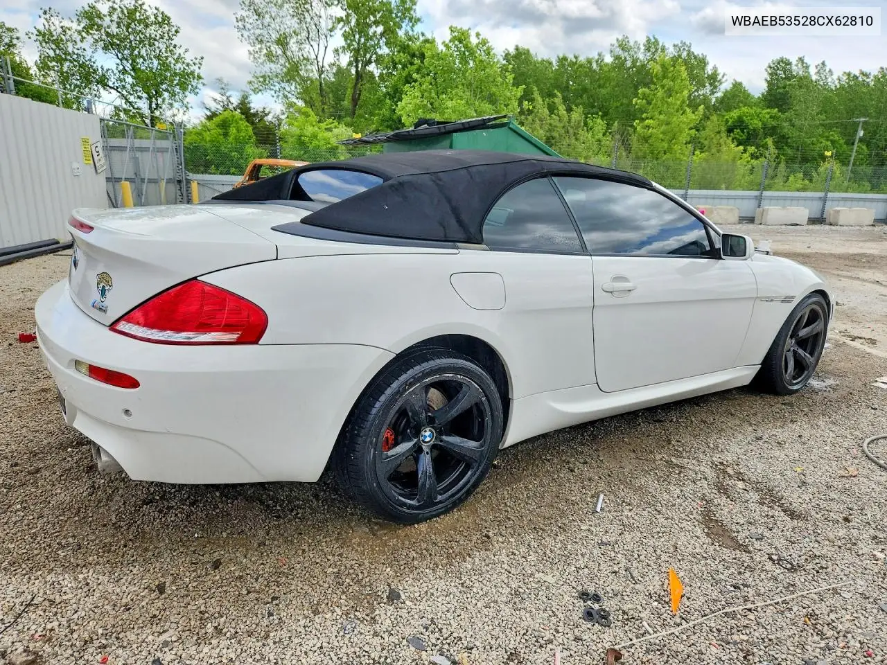 2008 BMW 650 I VIN: WBAEB53528CX62810 Lot: 51500456