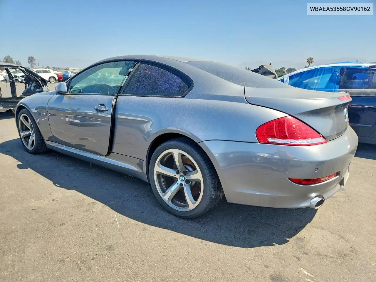 2008 BMW 650 I VIN: WBAEA53558CV90162 Lot: 55939186