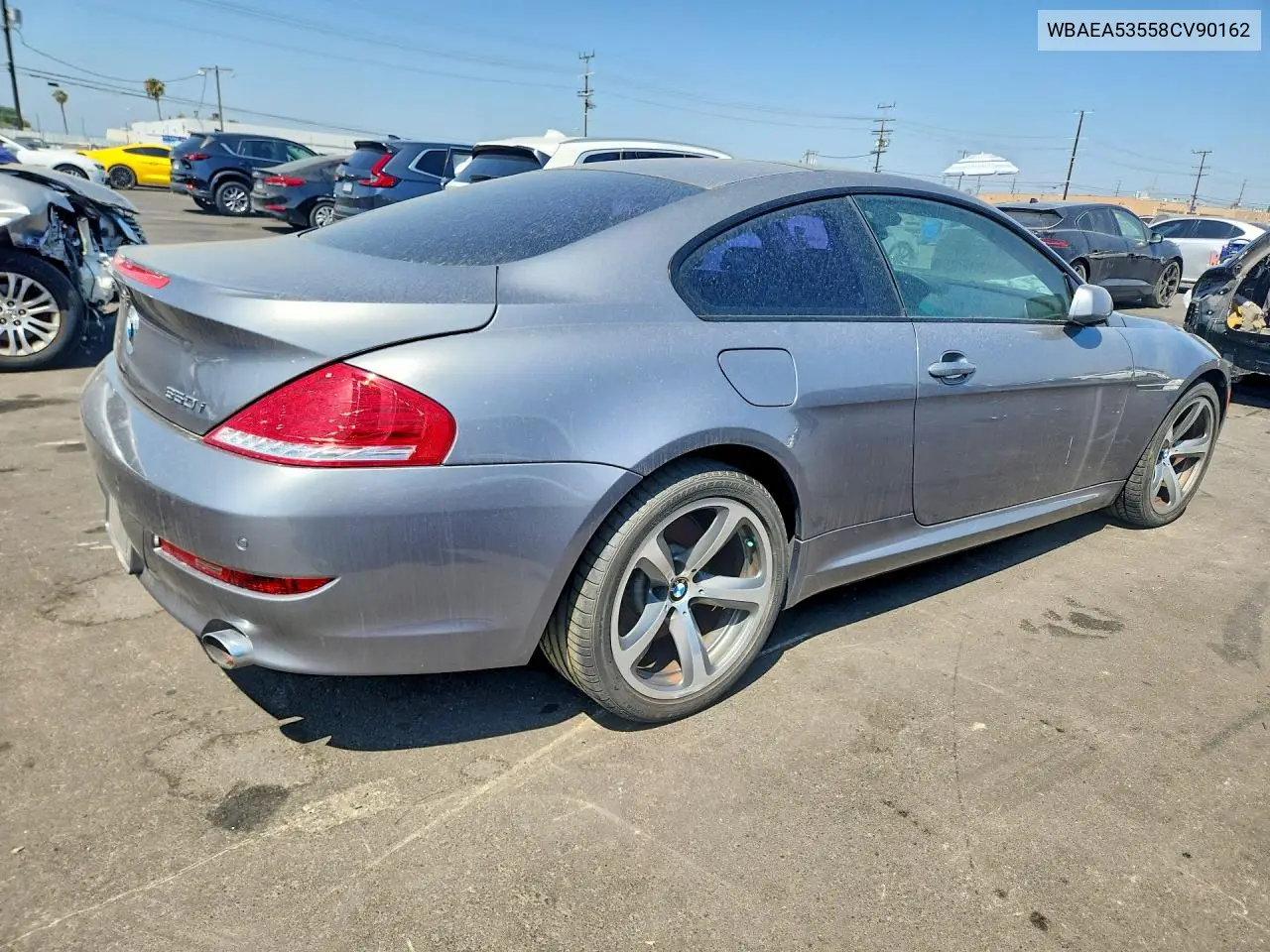2008 BMW 650 I VIN: WBAEA53558CV90162 Lot: 55939186