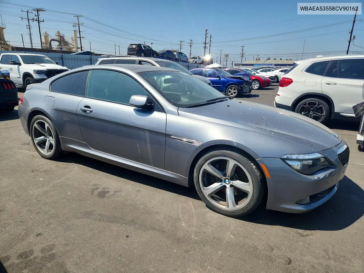 2008 BMW 650 I VIN: WBAEA53558CV90162 Lot: 55939186