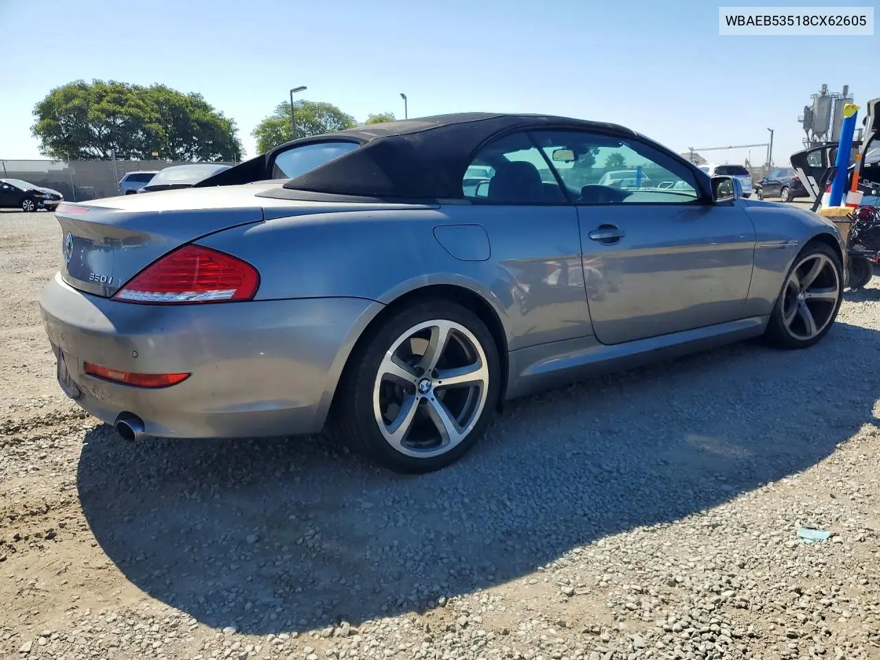 2008 BMW 650 I VIN: WBAEB53518CX62605 Lot: 60131656