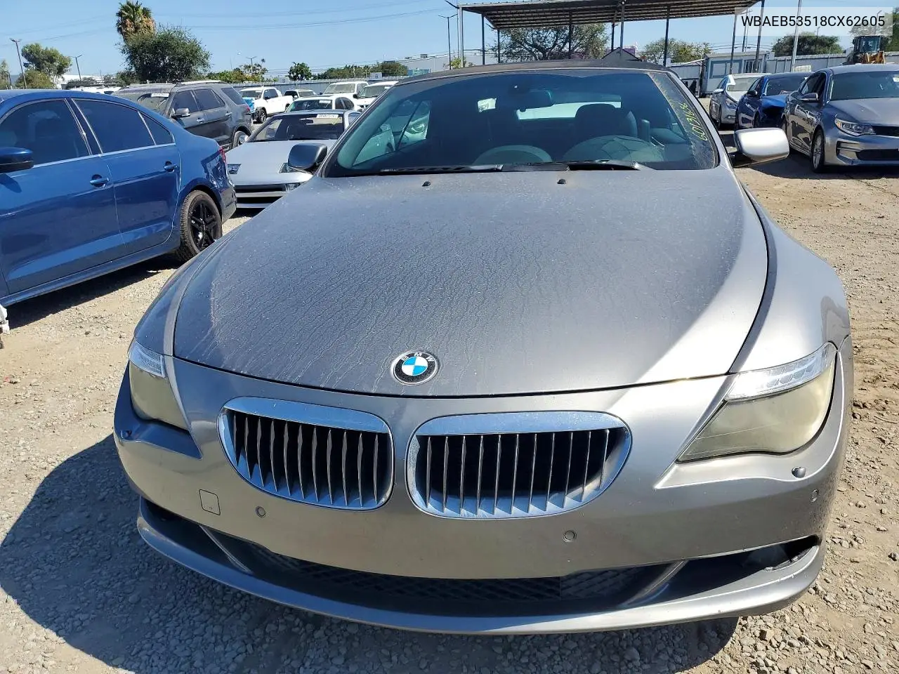 2008 BMW 650 I VIN: WBAEB53518CX62605 Lot: 60131656